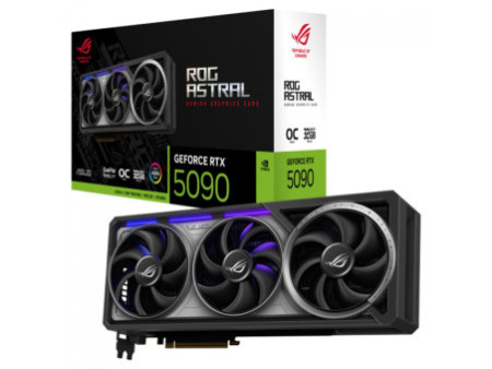Placa de Vídeo Asus Rog Astral NVIDIA GeForce RTX 5090 OC, 32GB, GDDR7, DLSS, Ray Tracing, ROG-ASTRAL-RTX5090-O32G-GAMING
