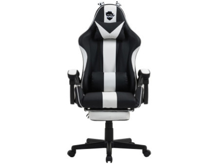 Cadeira Gamer Ninja Lola, Massageadora, Reclinável, Rosa e Branco, GN-CH-LLR0DWPL