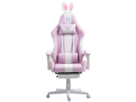 Cadeira Gamer Ninja MewMew Pro Edition, Reclinável, 3D, Preta e Rosa, GN-CH-MPR3DBPL