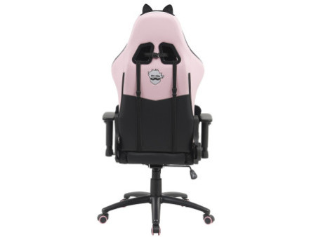 Cadeira Gamer Ninja MewMew Pro Edition, Reclinável, 3D, Rosa e Branco, GN-CH-MPR3DPWL